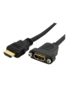 Startech.com 3 ft HDMI Panel Mount Cable (HDMIPNLFM3) - nr 1