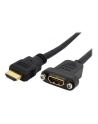 Startech.com 3 ft HDMI Panel Mount Cable (HDMIPNLFM3) - nr 2