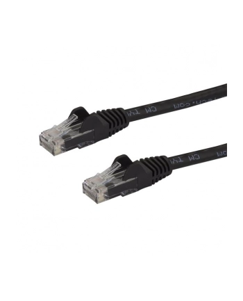 Startech.COM 1.5 M CAT6 CABLE - BLACK PATCH CORD - SNAGLESS - ETL VERIFIED - PATCH CABLE - 1.5 M - BLACK  (N6PATC150CMBK)