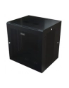 Startech.COM  12U WALL-MOUNT SERVER RACK CABINET - 24 IN. DEEP - HINGED - STATIVINDELUKKEKABINET - 12U (RK1224WALHM) - nr 10