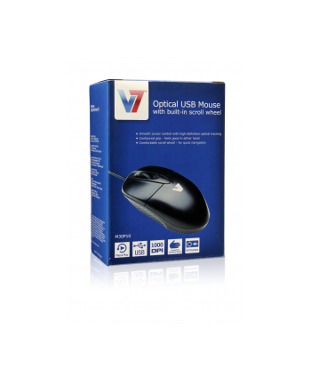 V7 3-Button Wired USB Optical Mouse (M30P10-7E)