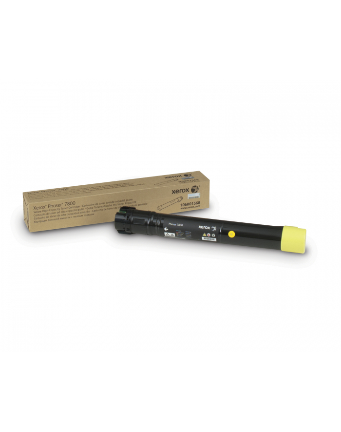 Xerox Phaser 7800 Printer, High Capacity Yellow Toner Cartridge (17,200 Pages) (106R01568) główny