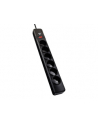 V7 Surge Protector 6 gniazd 1.8m czarny (SA0612B-8E5) - nr 1