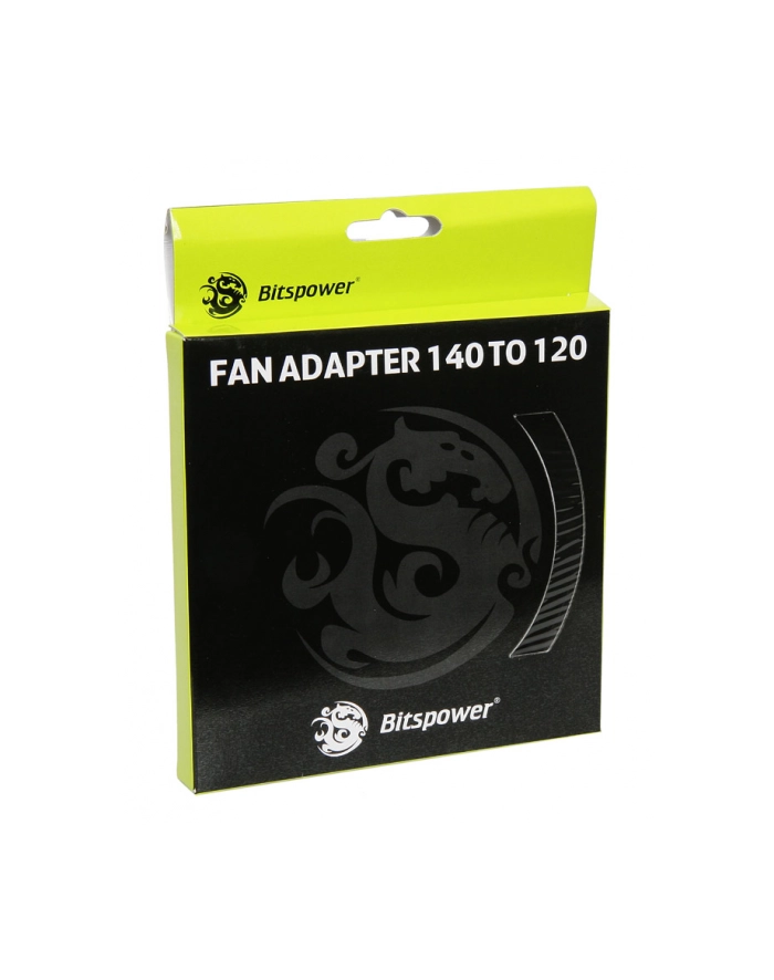bitspower Adapter 140 / 120mm - czarny (BP-FA140120-BK) główny