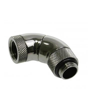 Bitspower adapter obrotowy 90° G1/4 na IG1/4'' Triple Black Sparkle BP-BS90R3D nr 1
