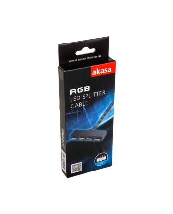 Akasa RGB LED Splitter Kabel (AK-CBLD02-10BK) nr 1