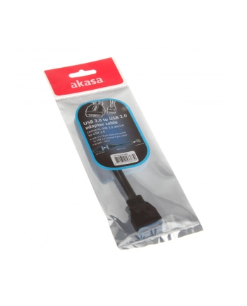 Akasa ADAPTER WEWNĘTRZNY Z USB 3.0 NA USB 2.0 (AK-CBUB19-10BK) nr 2