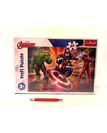 Puzzle 24-Maxi Avengers. W świecie Avengersów 14321 Trefl