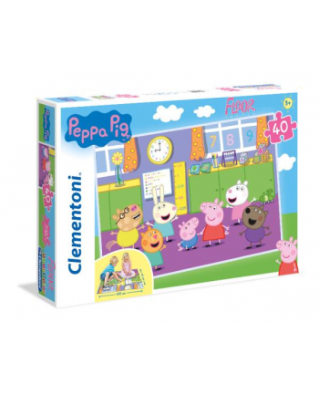 Clementoni Puzzle 40el podłogowe Świnka Peppa 25458