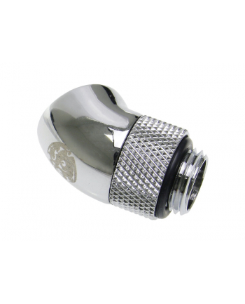 Bitspower adapter obrotowy 45° G1/4'' na IG1/4'' Silver Shining BP-45R