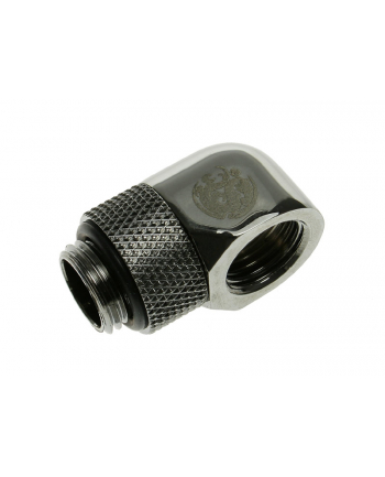 Bitspower adapter obrotowy 90° G1/4'' na IG1/4'' Black Sparkle BP-BS90R