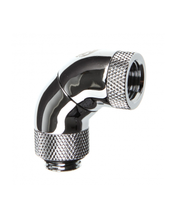 Bitspower adapter obrotowy 90° G1/4 na IG1/4'' Triple Silver Shining BP-90R3D nr 2