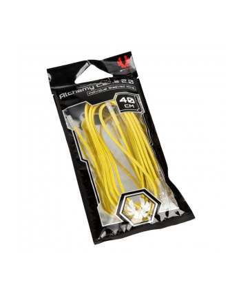 BitFenix Alchemy 2.0 PSU Cable 5x 40cm żółty (BFXALC40CMLYRP)
