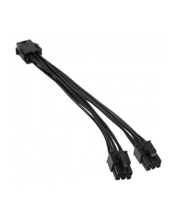 Adapter 6-Pin-PCIe 2x 6-Pin-PCIe Czarny 15cm - ZUAD-766