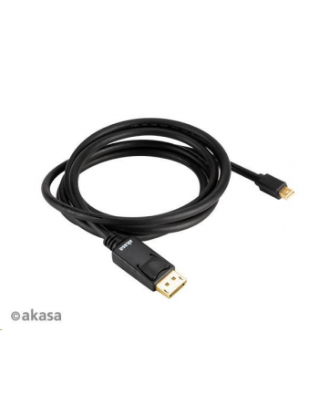 AKASA KABEL  DISPLAYPORT MINI - DISPLAYPORT 2M CZARNY (AK-CBDP22-20BK) AKCBDP2220BK