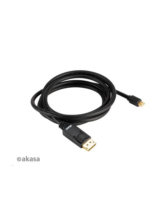 AKASA KABEL  DISPLAYPORT MINI - DISPLAYPORT 2M CZARNY (AK-CBDP22-20BK) AKCBDP2220BK główny