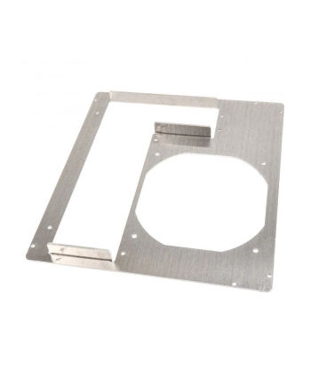 DimasTech Płyta tylna obudowy Mini-ITX 2 gniazd Aluminium (S0026RW)