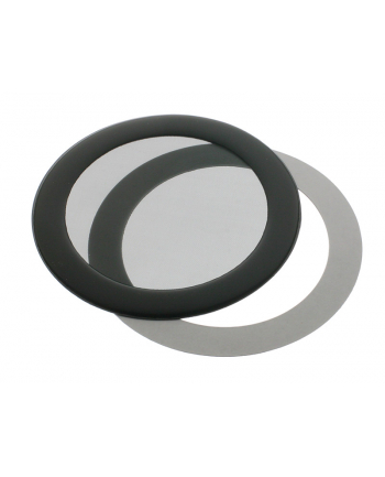 DEMCIFLEX FILTR PRZECIWKURZOWY OKRĄGŁY 80MM CZARNY 6009801957456 (80mm Round black mesh)