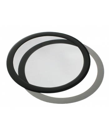 demciflex Filtr przeciwkurzowy okrągły 140mm czarny (140mm Round black mesh)