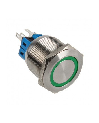 DimasTech Przycisk LED 25mm Zielony (PD056)