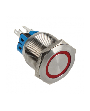 DimasTech Przycisk LED 25mm Czerwony (PD057)