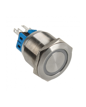 DimasTech Przycisk LED 25mm Biały (PD058)