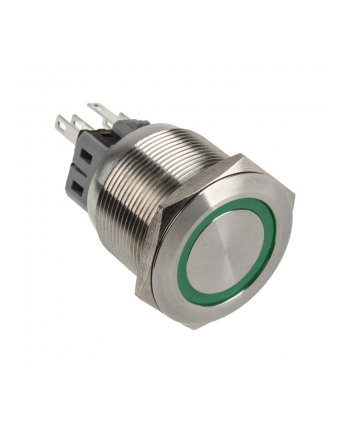 DimasTech Przycisk LED 25mm Zielony (PD062)