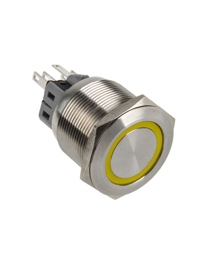 DimasTech Przycisk LED 25mm Żółty (PD066) główny