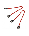 Corsair Kabel Premium z rękawem SATA, czerwony 30 cm - 2 sztuki (ZUAD1046) - nr 3