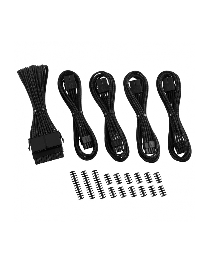 CABLEMOD  KLASYCZNY ZESTAW PRZEDŁUŻACZY KABLA MODMESH - SERIA 8 + 8 - CZARNY  (ZUAD1144) główny