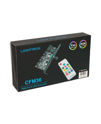 Lamptron CFM36 wentylator kontroler LED RGB do gniazda PCI (LULS304) nr 2