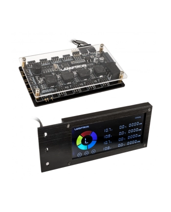 Lamptron SM436 Wentylator RGB PCI i kontroler LED (LULS321) nr 1