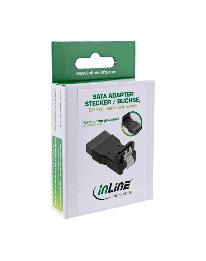 inline Adapter SATA - męski / żeński kątowy w górę (27700B) główny