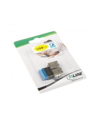 InLine USB 3.0 Adapter, 2x Buchse A auf Pfostenanschluss (33444I) nr 1