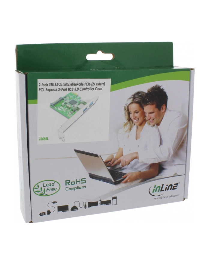 INLINE  KARTA INTERFEJSÓW W TYM LP 2X USB 3.0 Z ZAS  (INLINE) główny