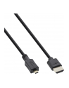 InLine 4K - UltraHD - Kabel Micro Superslim HDMI A na D czarny - 0.5m - nr 7