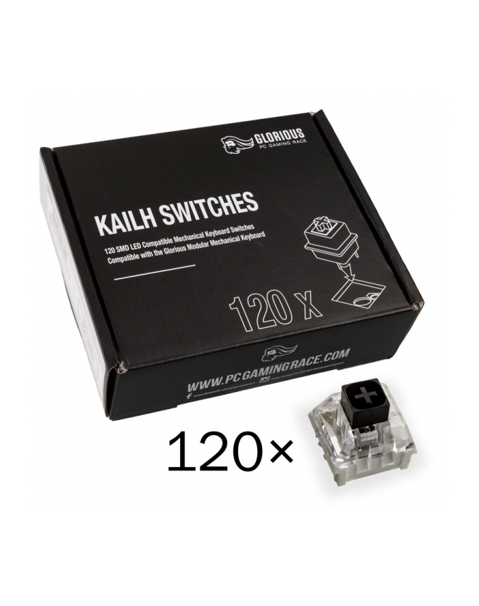 Glorious Pc Gaming Race Przełączniki Kailh Box Black 120Szt główny
