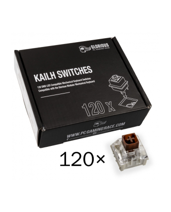 Glorious Pc Gaming Race Przełączniki Kailh Box Brown 120Szt nr 1
