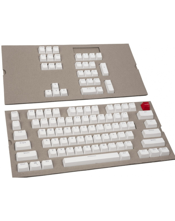 Glorious Pc Gaming Race Keycapy Nakładki Białe 104Szt (G104WHITE) główny