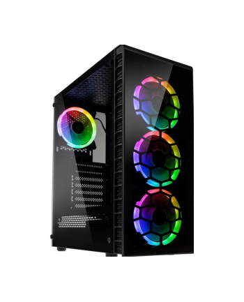 Kolink Observatory Lite RGB Tempered Glass Black