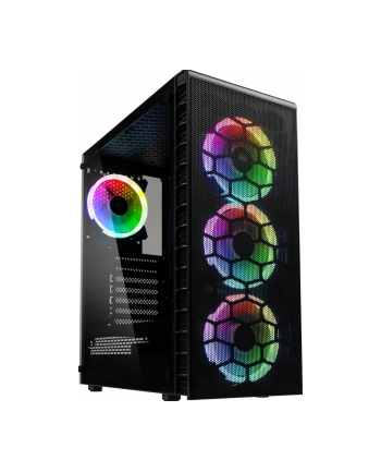 Kolink Observatory Lite Mesh RGB Tempered Glass Black