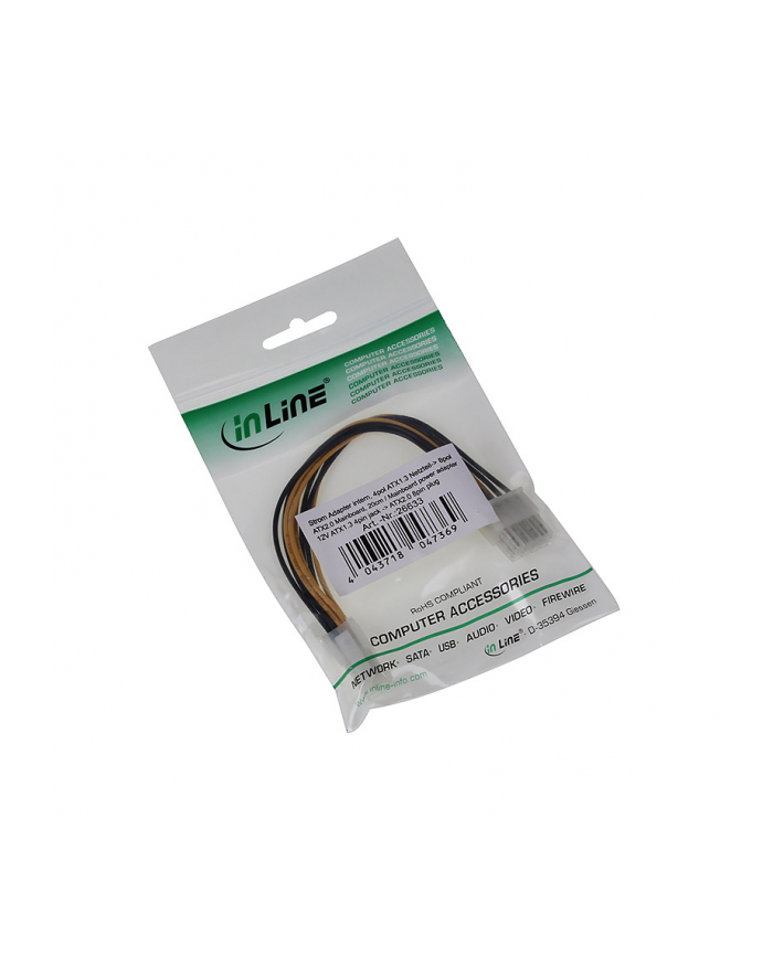 inline Adapter zasilania Molex na 8-Pin ATX (26633) główny