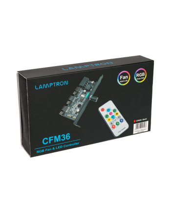 Lamptron CFM36 wentylator kontroler LED RGB do gniazda PCI (LULS304) nr 2