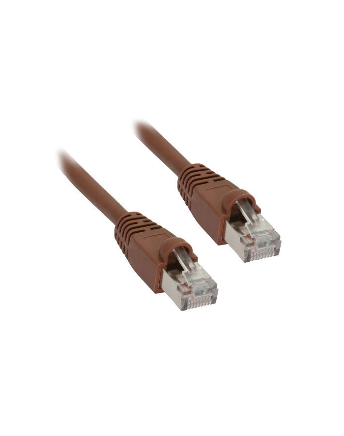 inline 2m Kabel krosowy 100 Mbit RJ45 rązowy (72502K) główny