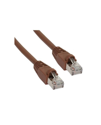 inline 1m Kabel krosowy 100 Mbit RJ45 rązowy (72511K)