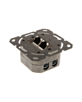 InLine Gniazdo natynkowe sieciowe 2x RJ45 Cat.6 iałe poziome (75602J) nr 2