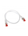 inline 0,5m Cat.6 kabel sieciowy 1000 Mbit RJ45 iały (76450W) - nr 2