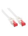 inline 0,5m Cat.6 kabel sieciowy 1000 Mbit RJ45 iały (76450W) - nr 5