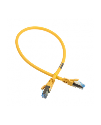 InLine Kabel sieciowy Cat.6A S/FTP 500MHz Żółty 0,5m (76850Y)