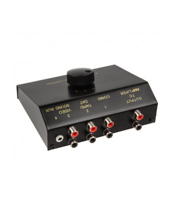 Inline 4-Pozycyjny Audio Switch Manualny Cinch 3 5Mm (Inline 19999B)